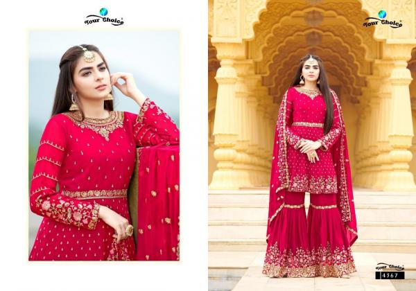 Your Choice Zaraa 12 Georgette Wear Designer Salwar Suits